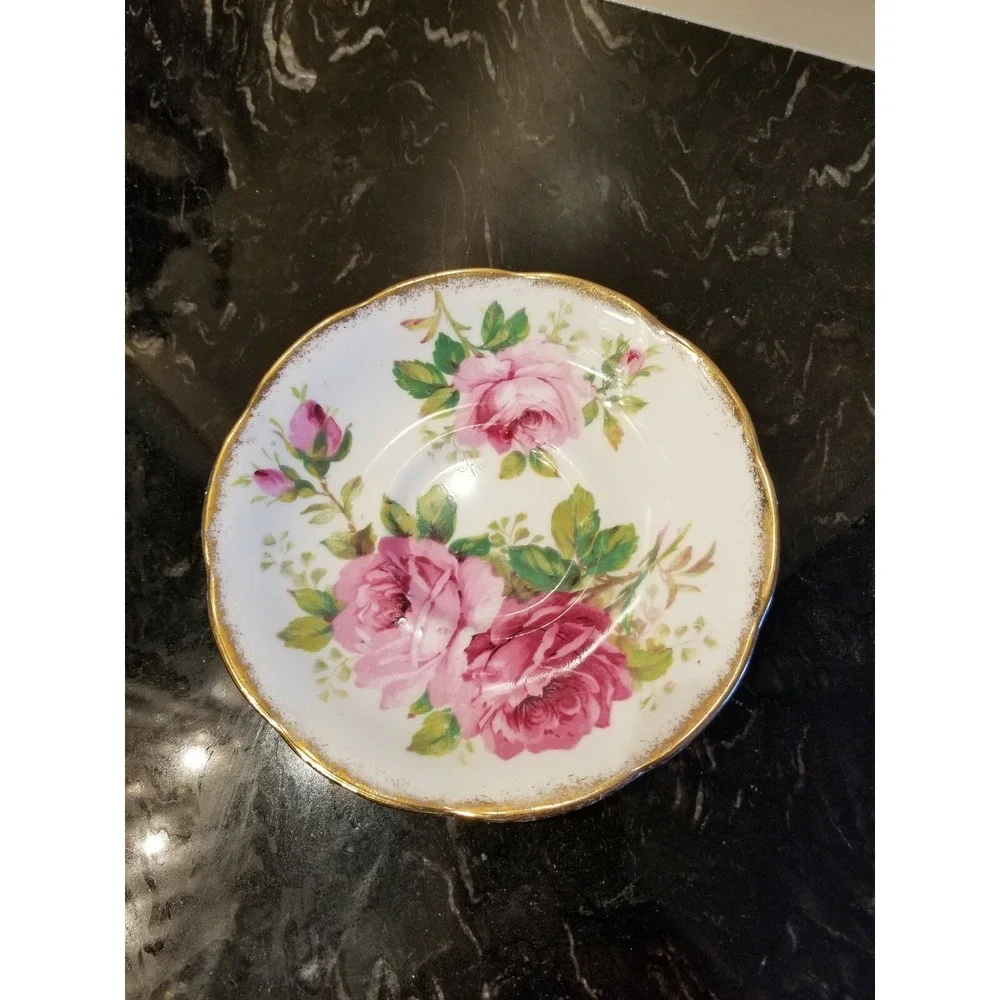 VINTAGE Royal Albert American Beauty Cup and Saucer, England